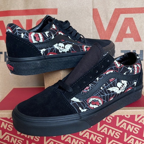 Vans Old Glow Frights Black/Black Men’s - Picture 9 of 16